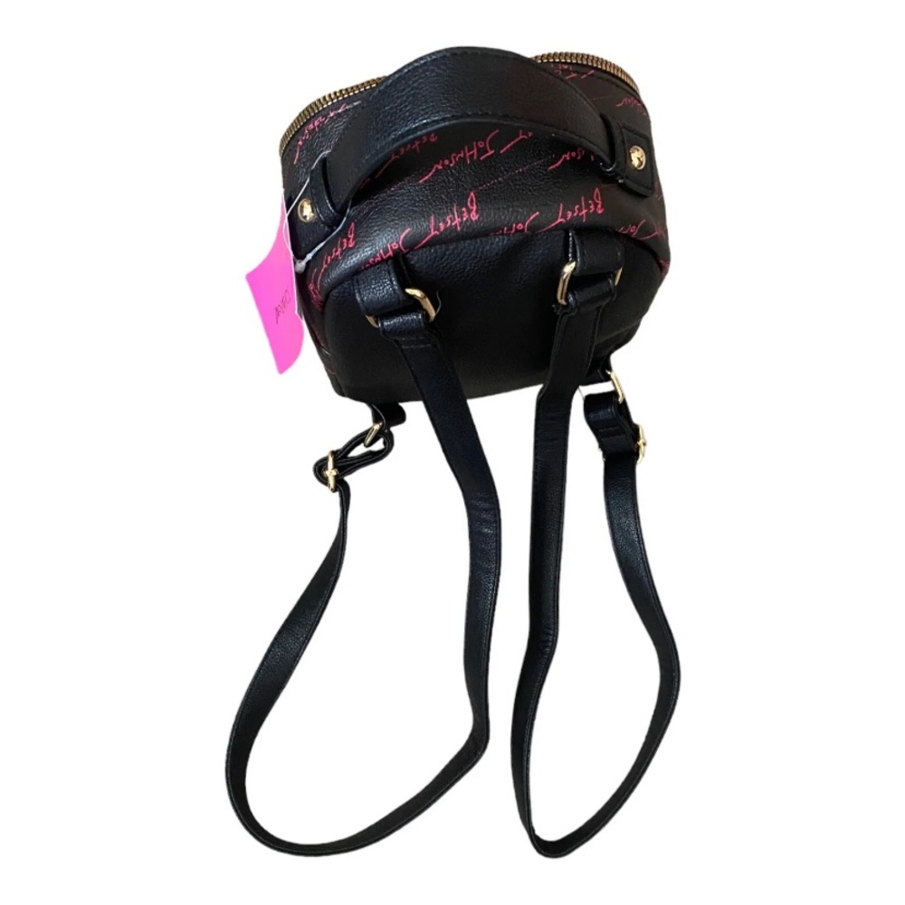NEW Betsey Johnson Puppy Dog Heart Floral Kitsch Mini Backpack School Purse Bag - Picture 3 of 4